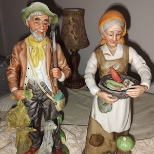 Vintage Ardco Farmer and Wife
